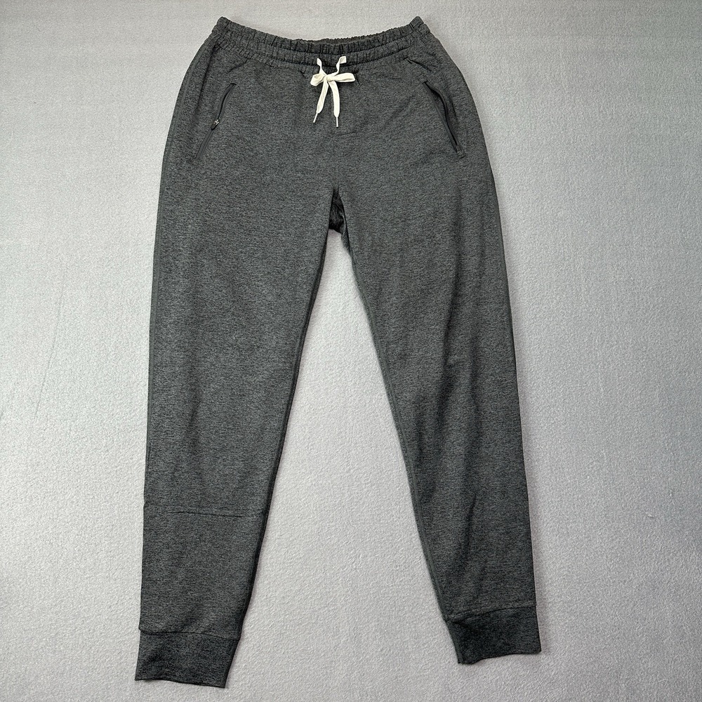Vuori Jogger Mens Medium Pronto Performance Gray Pull On Athletic Pants Gym V438